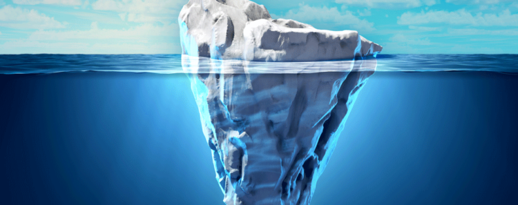 The tip of the Iceberg