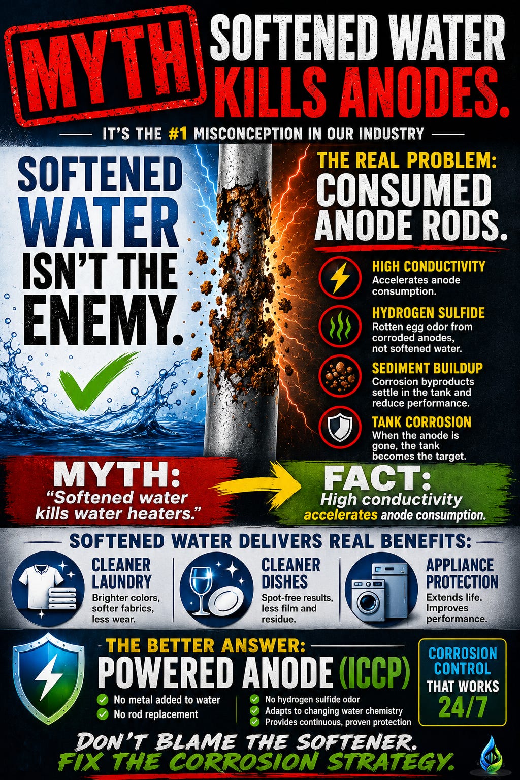 Softeners don’t hurt water heaters